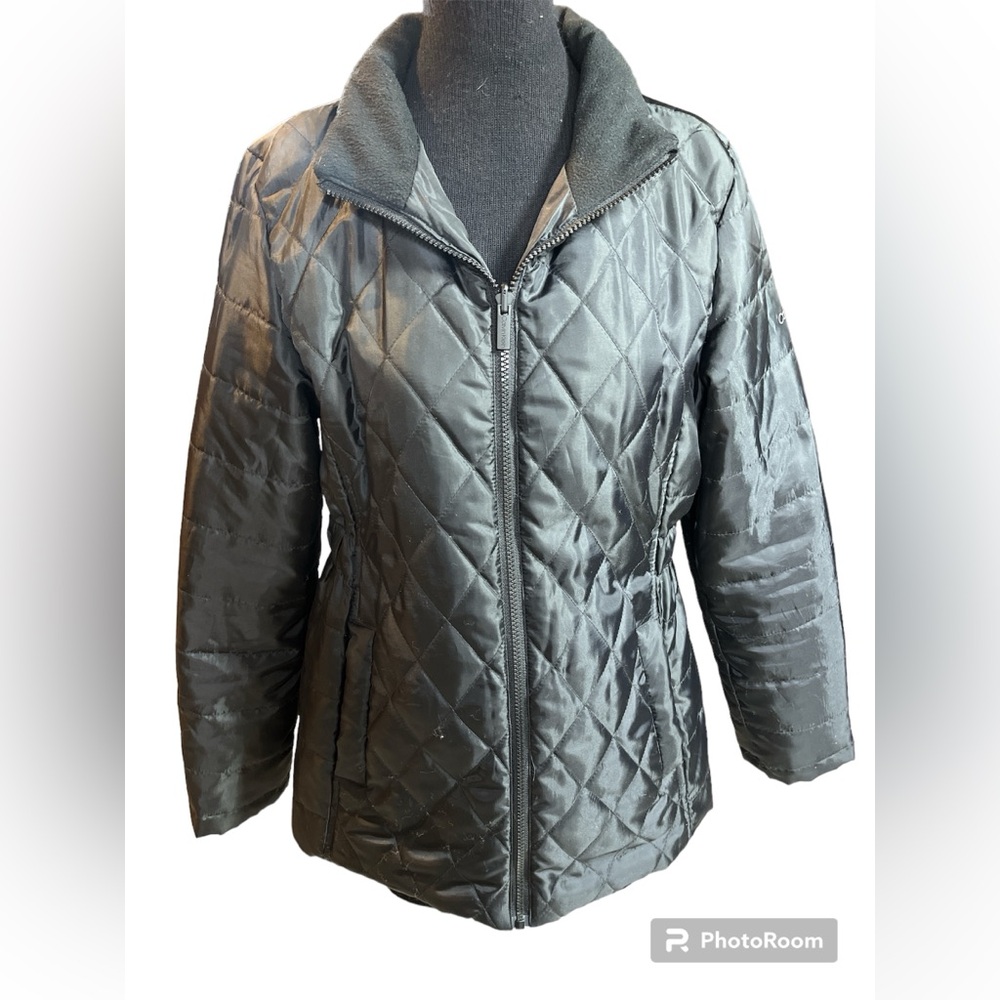 Calvin Klein Jacket, Medium, Black, Fall, Light Weight